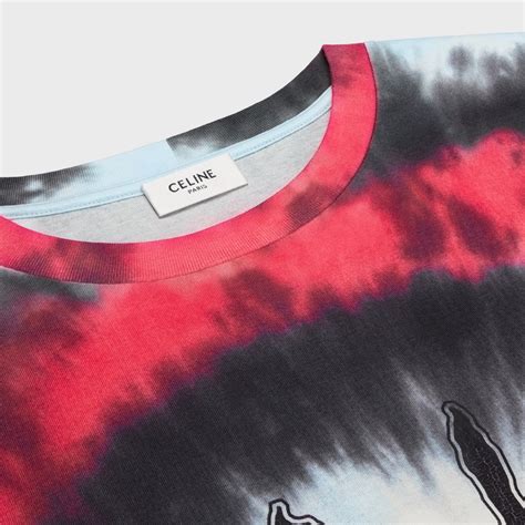 celine tie dye t shirt|Celine loose t.